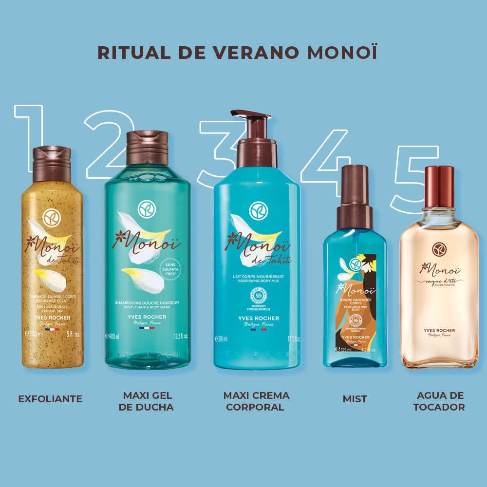 GEL DE DUCHA SUAVE MONOI 400 mL