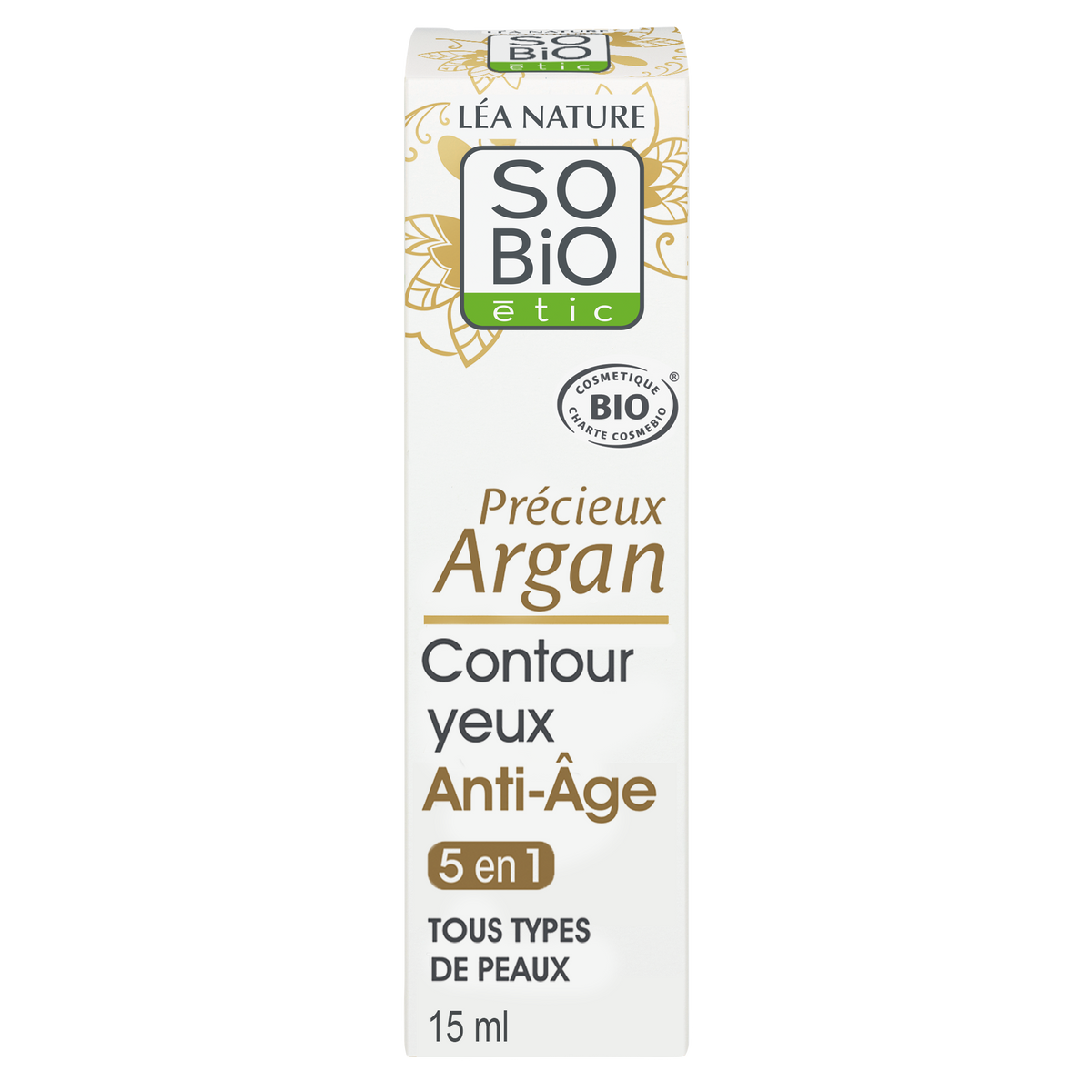 Sobio étic Contorno de Ojos y Labios con Aceite de Argán Orgánico 15 ml