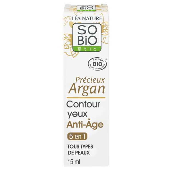 Contorno de Ojos y Labios con Aceite de Argán Orgánico 15 ml