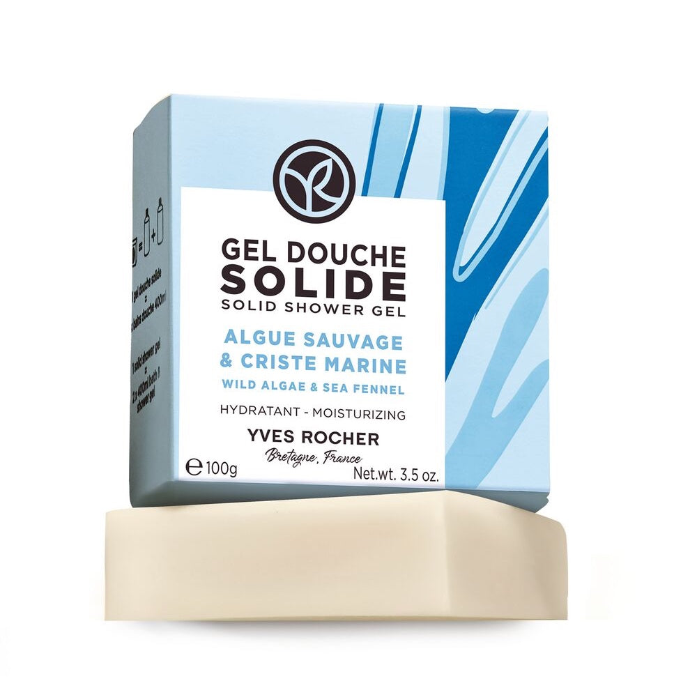 Gel de Ducha Sólido Algas Salvajes e Hinojo Marino 100 g