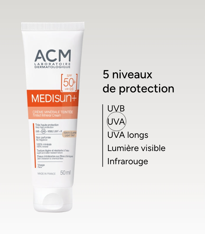 ACM Medisun+ Crema Mineral con Color SPF50+ 40 ml