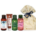 Kit Viajero - Minis Gel Ducha Algas + Bálsamo Botánico + Shampoo Fortificante + Vinagre Frambuesa